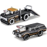 Maisto - Muscle Transports - 1966 Chevrolet C60 Flatbed 1970 Oldsmobile Vista Cruiser, 1: 6 (11551)