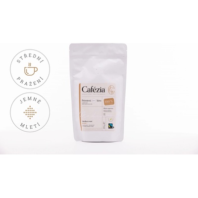 Cafézia Medium Roast mletá Espresso středně pražená BIO 250 g