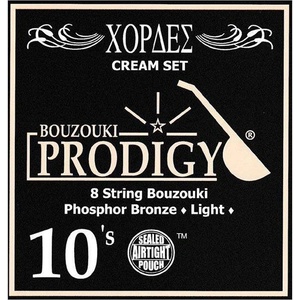 Prodigy Cream Light, Струни за бузуки 10-28, Phosphor Bronze (PDG-CREAM)