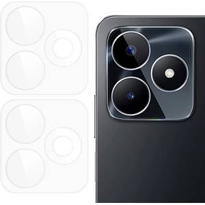  Два броя удароустойчив стъклен протектор за камера за Realme C53
