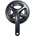 Shimano Sora R3000 50/34T Compact Double Ring 9-Speed Chainset - Black