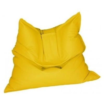 PUFRELAX Пуф, Голяма възглавница, 350л. , Magic Pillow - Teteron Yellow Quince, Перящ се калъф, За открито, Пълнеж от Полистиролни перли (PUF-G-MP-TEX-YLQ)