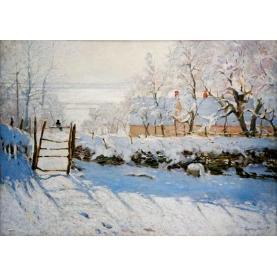 Bluebird Puzzle - Puzzle Monet: The Magpie, 1869 - 1 000 piese