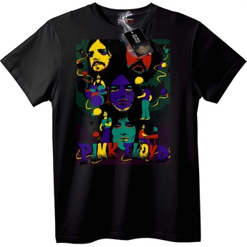 NOONEBRAND Тениска Pink Floyd Артистичен - L, Black