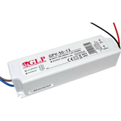GLP GPV zdroj plastový CV IP67 různé typy 12V/24V - 12V, 48W