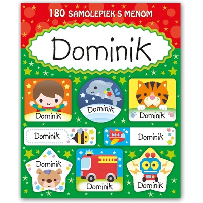 ARGUS Veselé nálepky samolepky s menom Dominik