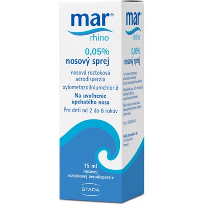 Mar Rhino 0,05% nosový sprej aer.nao.1 x 15 ml