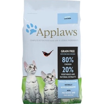 APPLAWS Cat Dry Kitten s kuracím 3 x 2 kg