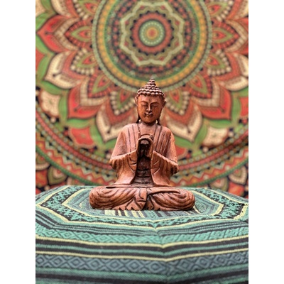 Buddha 17 - dřevěná socha