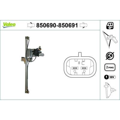 Zvedací zařízení oken VALEO 850690