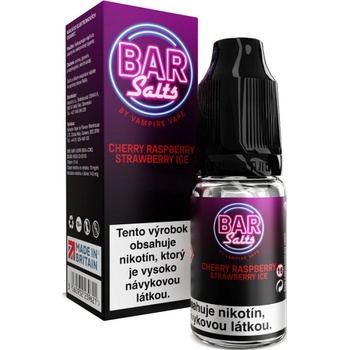 Vampire Vape Bar Salts Cherry Raspberry Strawberry Ice 10 ml 20 mg