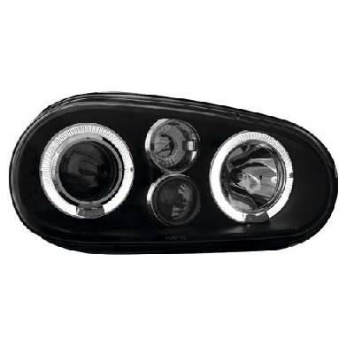 Кристални фарове Angel Eyes GOLF IV R32 - черни (SWV02B)