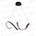 ACA Lighting HM91LEDP64BK