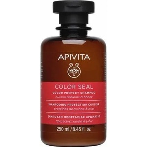 APIVITA Шампоан за боядисана коса със Киноа и мед , Apivita Color Seal Color Protect Shampoo Quinoa proteins & Honey 250ml