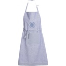 Forbyt kuchyňská zástěra 2203 Kruh a Káro modrá 70x90cm