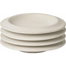 Bolia Podšálok Edge Espresso Saucer ecru stoneware 4 ks