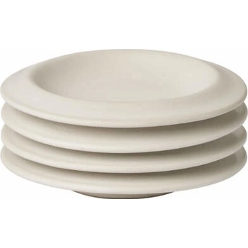 Bolia Podšálok Edge Espresso Saucer ecru stoneware 4 ks