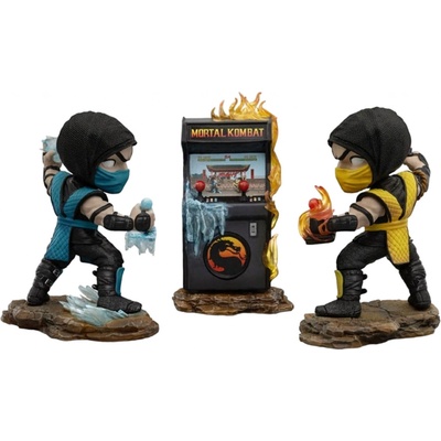 Iron Studios Mortal Kombat Mini Co. Scorpion vs. Subzero Arcade Set 15 cm