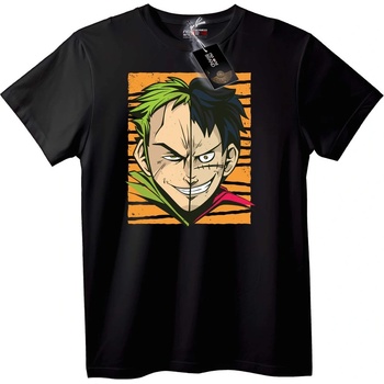 NOONEBRAND Тениска One Piece разделено лице - 6XL, Black