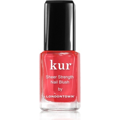 Londontown kur Sheer Strength Nail Blush Poppy zpevňující lak na nehty 12 ml