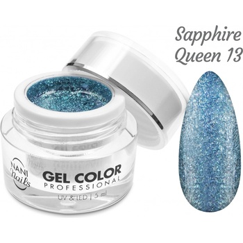 NANI UV/LED gél Glamour Twinkle Sapphire Queen 5 ml