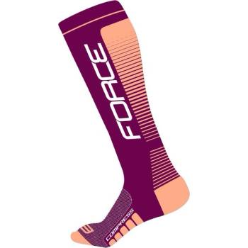 Force ponožky F COMPRESS fialovo-marhuľový