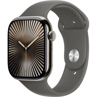 Apple Watch 46 mm kamenno sivý športový remienok M/L MXLY3ZM/A