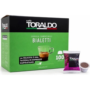 Caffè Toraldo Кафе Toraldo Капсули 100 бр. - Espresso Blend Classic за Bialetti (TOR009)