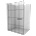 Mexen Kioto+ душ параван с рафт Walk-in 140 x 200 см, черна мрежа, хром - 800-140-121-01-77 (800-140-121-01-77)