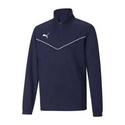 Puma Teamrise 1/4 Zip Top Jr modrá