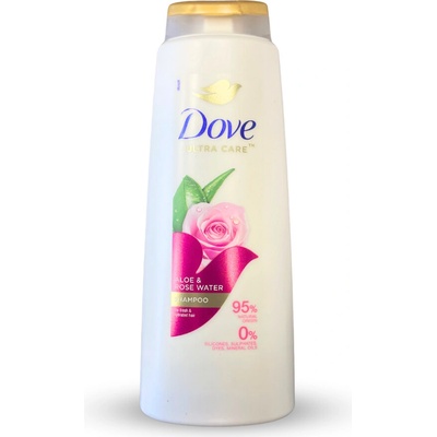 Dove Ultra Care Aloe Vera & Rose Water osvěžující hydratační šampon 400 ml