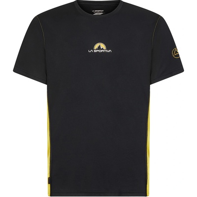 La Sportiva pánské triko Promo Tee Black Yellow