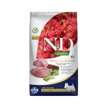 N&D GF Quinoa Dog Weight Mnmgnt Lamb & Broccoli 2,5 kg