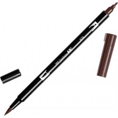 Oboustranný štětcový fix Tombow ABT DUAL - hnědá Barva: 879 - Brown