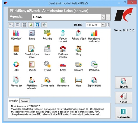 Keloc Účetní software KelEXPRESS BASIC