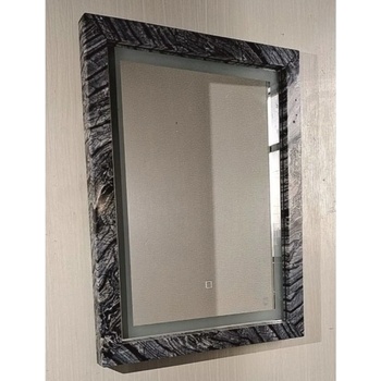 Image 1 of Inter Ceramic Огледало за баня с вградено LED осветление Nero 60х80 см