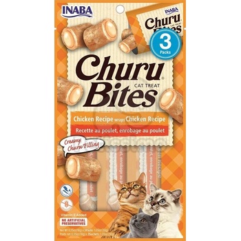 INABA Cat Churu Bites - пиле 3 x 10 г