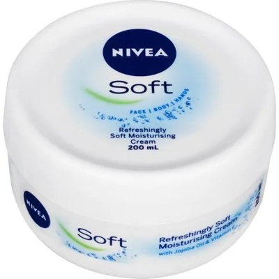 Nivea Refreshingly Soft Moisturizing Creme - Универсален хидратиращ крем с масло от жожоба и витамин E 200мл
