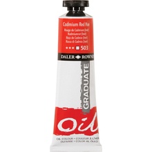 D&R Graduate olejové farby 503 cadmium red hue 38 ml