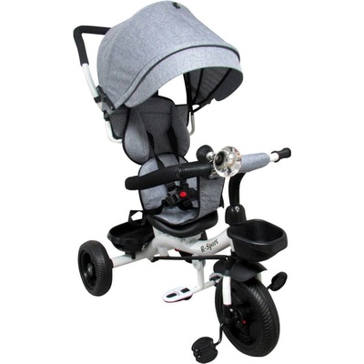 R Sport s vodící tyčí bez brzdy T4 360° otočná kola Šedá