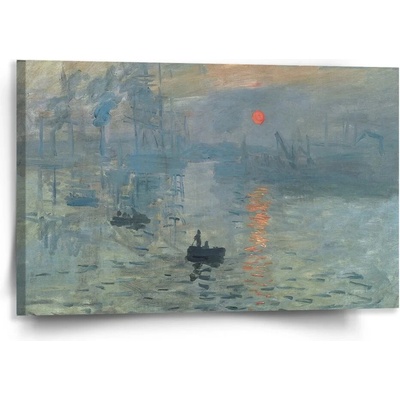 Sablio Obraz Imprese, východ slunce - Claude Monet - 120x80 cm