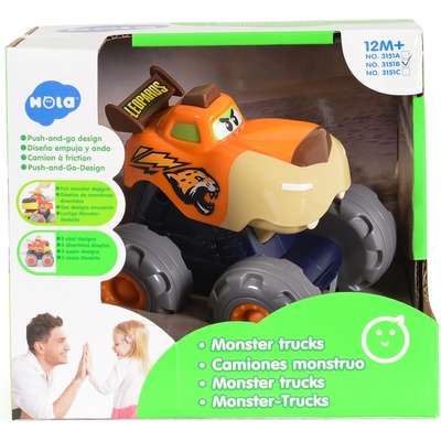 Hola Toys Детска играчка Hola Toys - Чудовищен камион, Леопард (110354)