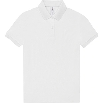 B&C Dámske polo tričko PW463 White