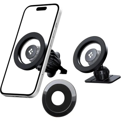 Spigen Стойка за кола Spigen MFT13 MagSafe за кокпит или вентилационен отвор - черна (8809971231862)