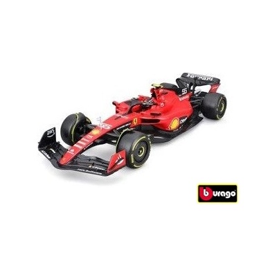 Bburago Scuderia Ferrari SF-23 Formule 1 2023 Carlos Sainz s figurkou řidiče 1:18