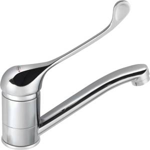 SAPHO Hoffer - Смесител за умивалник с медицински лост, хром 424.004. 1 (424.004.1)