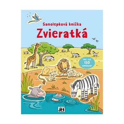 Jiri Models 3677-5 zvieratká samolepková knižka A4 150 farebných samolepiek