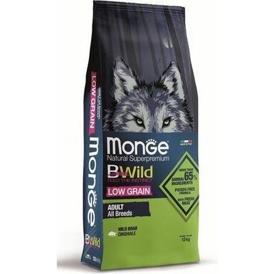 Monge BWild Low Grain Adult divočák 12 kg