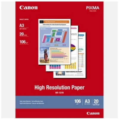 Canon Хартия Canon HR-101 A3, 20 листа, за InkJet Printers | 1033A006AB (1033A006AB)