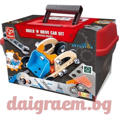 Hape Дървен комплект Автомобил, hape e3038 (h3038)